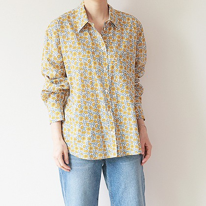 플라워 박시핏 03 blouse-british fabric-